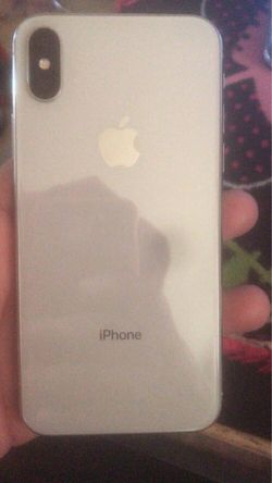 Apple iPhone Silver Glass Back XS