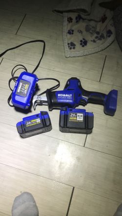 KOBALT Reciprocating Saw Includes batteries and charger