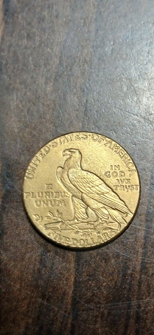 5 Dollar Indian Head Gold Coin 