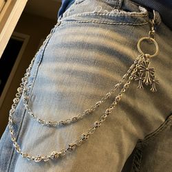 Chrome Hearts Triple Cross Waist Chain