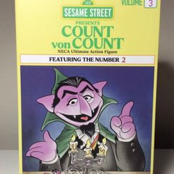 NECA Sesame Street Count von Count Number 2 Ultimate Action Figure Haulathon