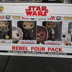 Star Wars Rebel 4 Pack Funko Pop