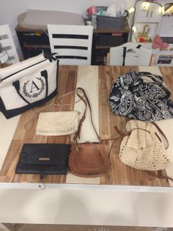 Mixed Lot of 6 Handbags and Totes