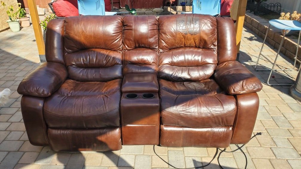 Love Seat Dual Power Reclining