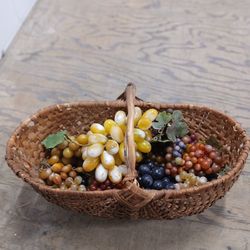 Basket With Grapes 