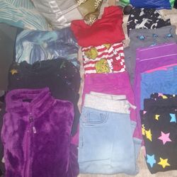 Youth Girls Assorted Size 10/12 Clothing Items Bundle....