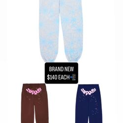 Sp5der Sweatpants Limited Sizes Brand New