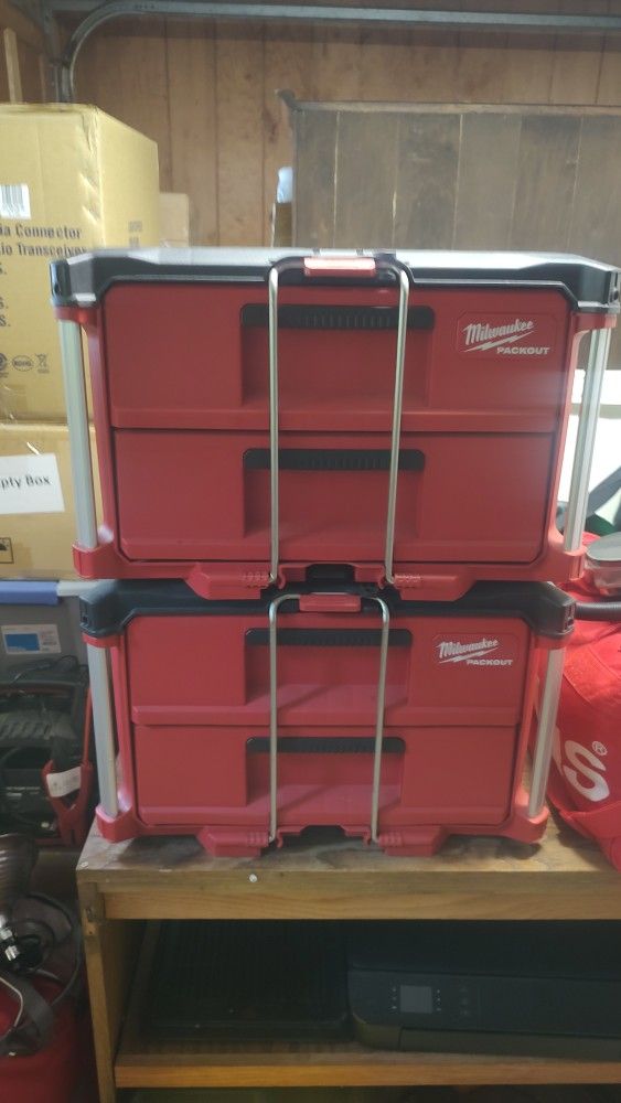 Milwaukee pack-out Tool boxes