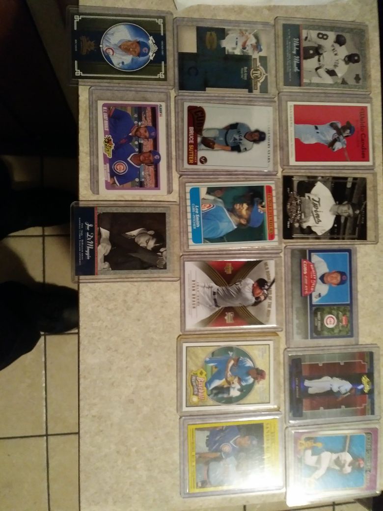 Baseball card collection mickey mantle more.