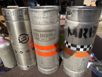 Stainless Steel Empty Beer Kegs and Brew System