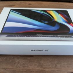MacBook Pro 16" Intel i7 2.6ghz 6 Core AMD Radeon Pro 5500M 8 GB Intel UHD Graphics (contact info removed) MB 32GB RAM 1 TBSSD
