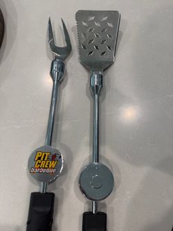 Pit crew barbecue mechanics bbq set