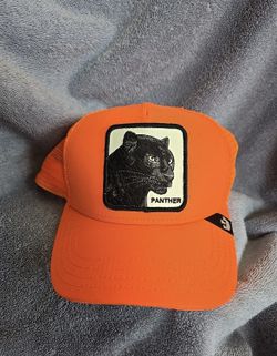 Orange Goorin Bros Trucker Hat
