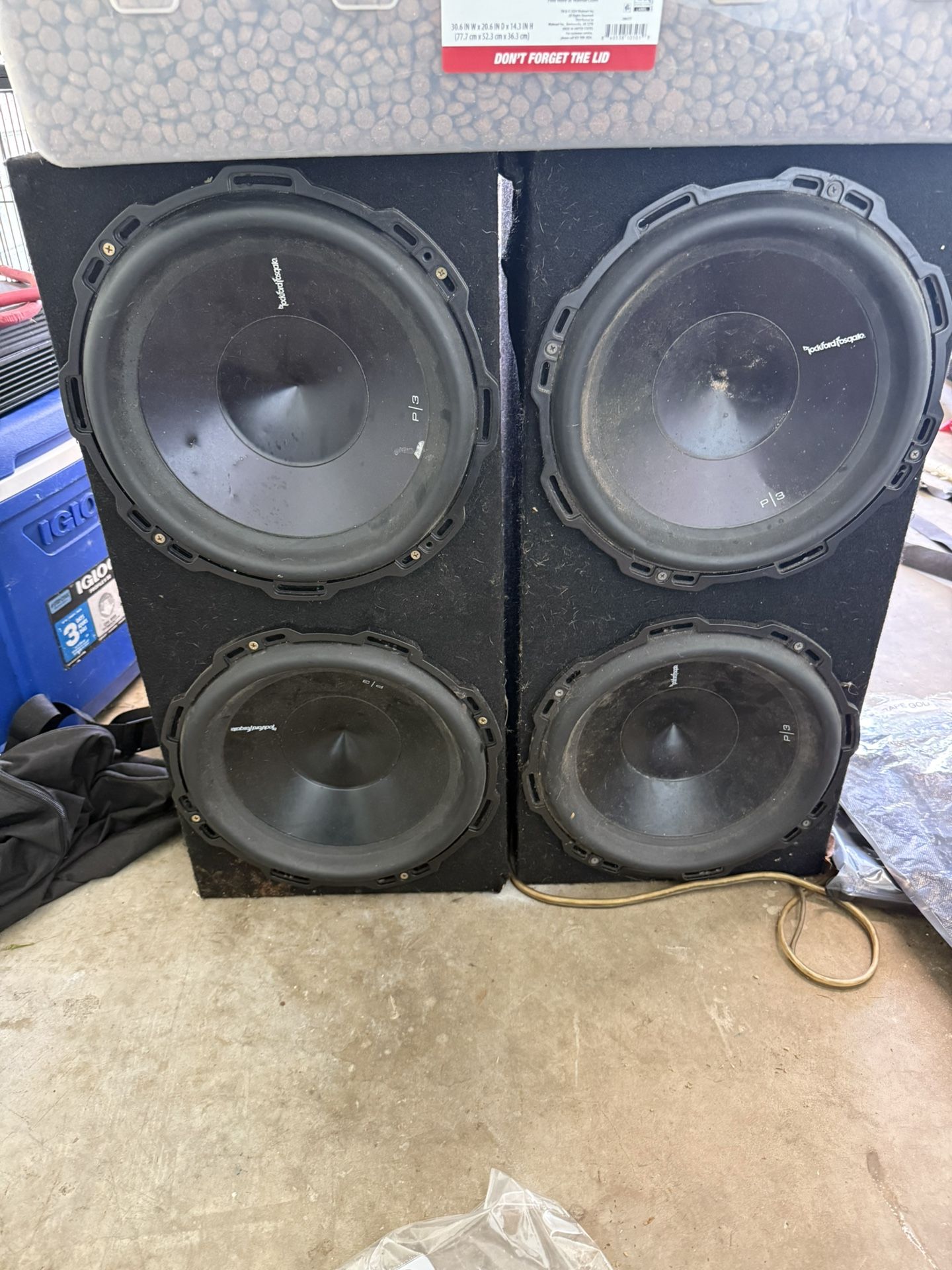 Rockford Fosgate P3 12” Subs (4x) in Box – Serious Bass