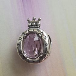 Pandora Pink Crown Signature Charm