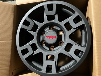 Toyota TRD 17” Matte Black Wheels (Set of 4)