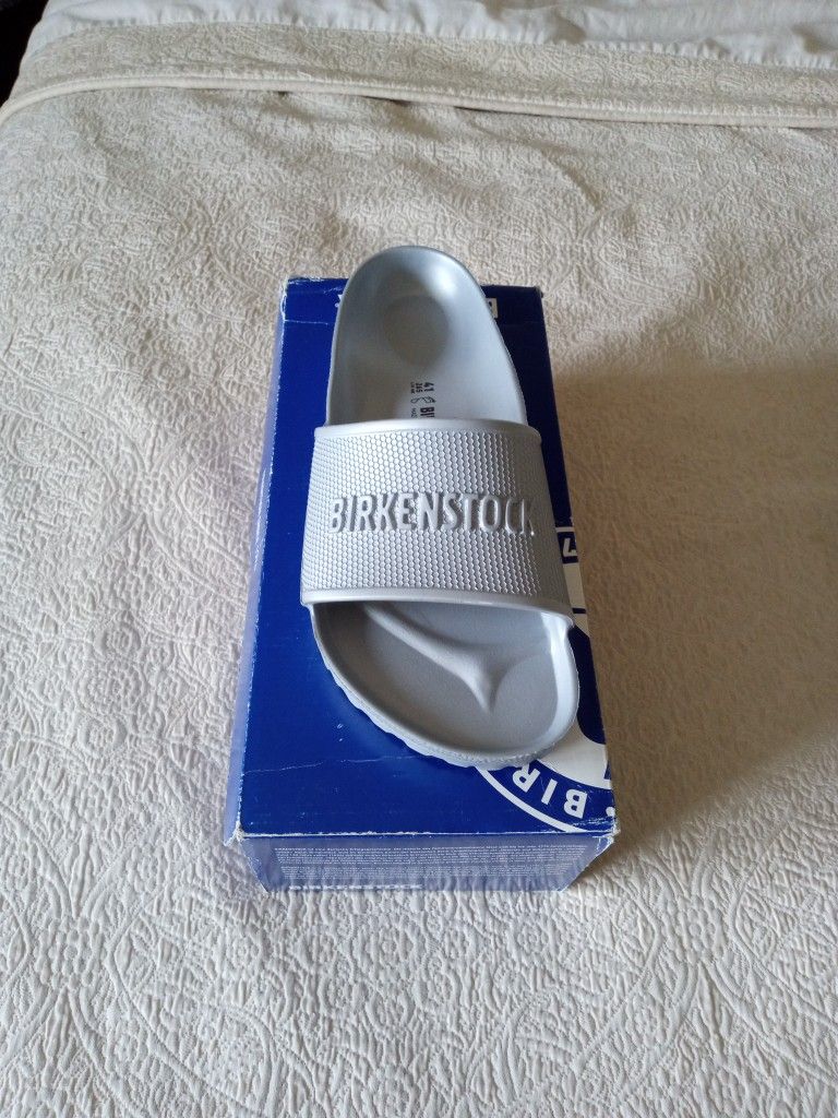 Birkenstock Barbados EVA Slide "Grey"  Size 8 Brand New 