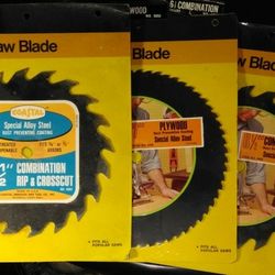 3 MADE IN USA VINTAGE  Skill Saw Blades