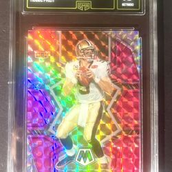 Drew Brees Pink Camo Card