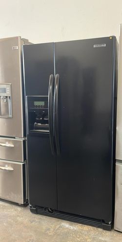 Kitchen Aid Side By Side Black Refrigerator Fridge
