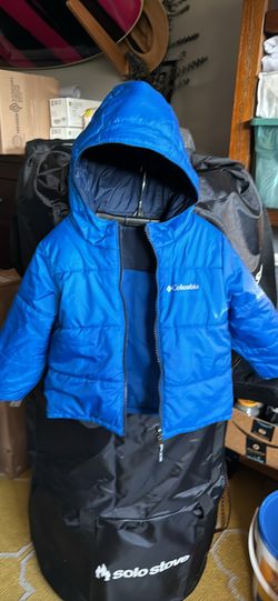 reversible columbia brand snow jacket