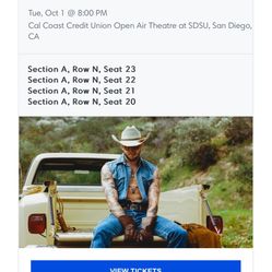 Orville Peck Tickets!! - Saturday, Oct 26 
