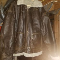 Reversible Mens Brown Wilsons Leather Jacket