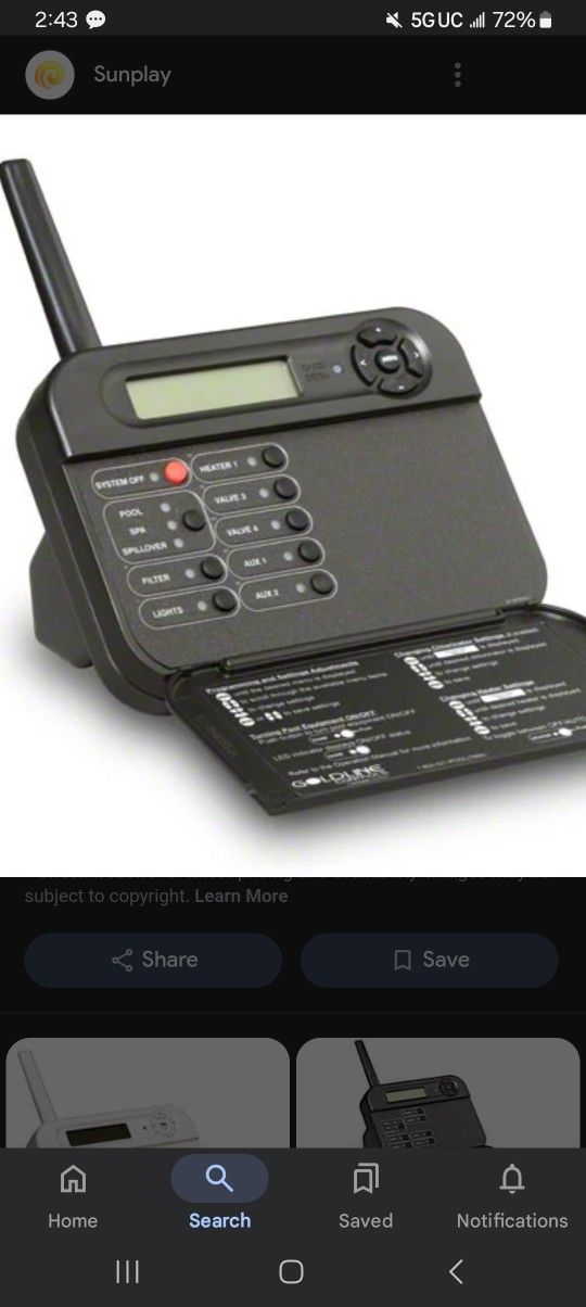 Hayward Aqualogic Table Top Base And Antenna