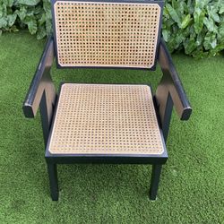 Teak & Cane Chair (#4)