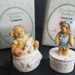 Cherished Teddies Set Of Two 