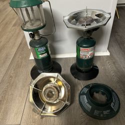 Coleman, Portable Propane, Camping, Stoves, And Lantern