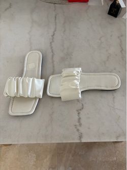 White sandals for girls, size 36