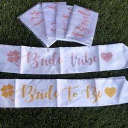 Bride To Be / Bridesmaids Sash
