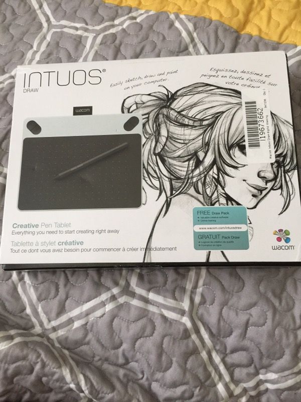 Wacom Intuos Draw digital drawing and graphics tablet- (CTL490DW) OPEN BOX NEW COMPLETE EVRYTHING w/ Software