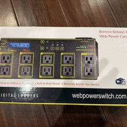 Brand New Sealed DIGITAL LPC7-PRO WiFi Web Power Switch – 10 Outlets