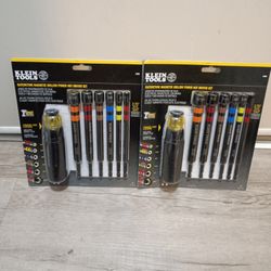 Klein tools  Ratcheting  magnetic hollow power nut driver set
