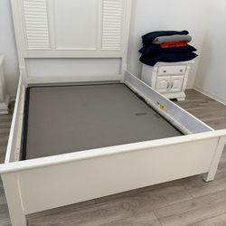 Queen white Bed Frame