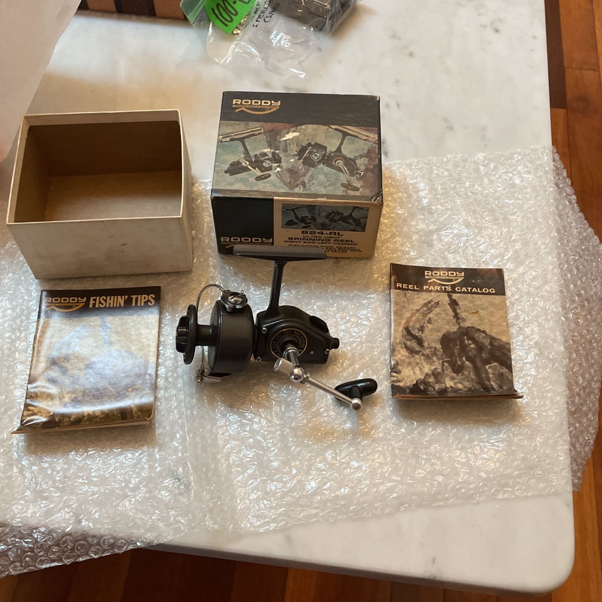 New old stock, Roddy fishing reel with original box
