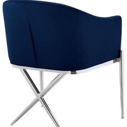 Blue Velvet Dinning chair