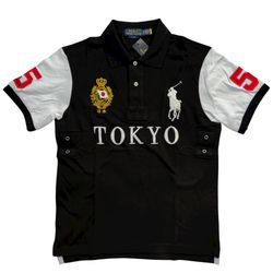 Ralph Lauren / Chief Keef Polo -Toyko Black And White