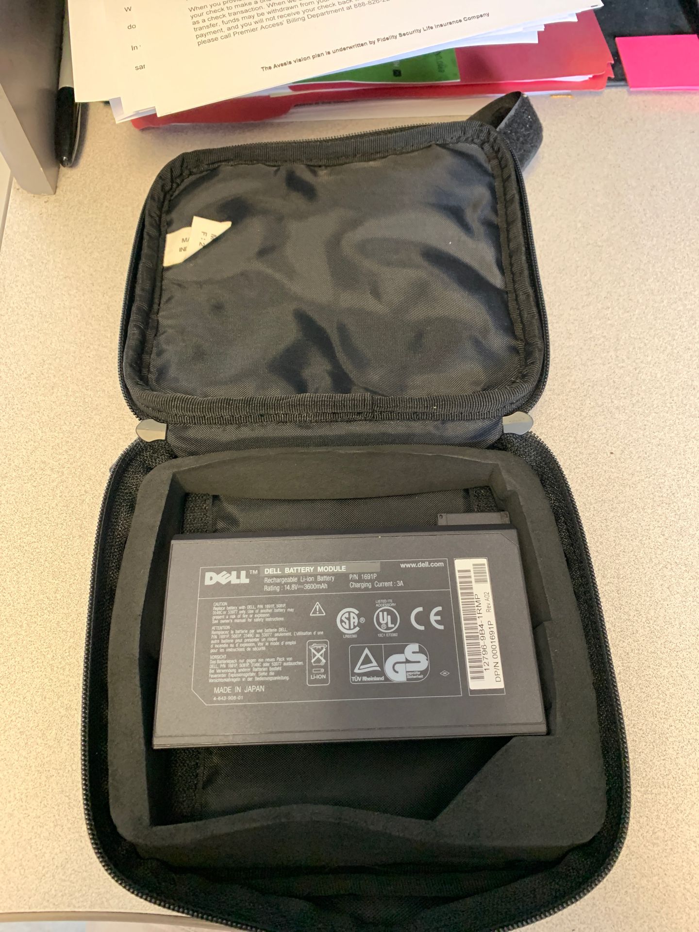 Dell laptop rechargeable battery Li-ion - p/n 1691P