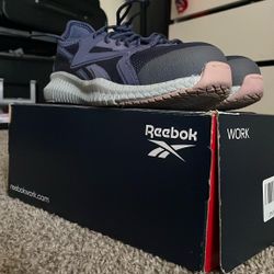 Steel toe, Reeboks work shoes