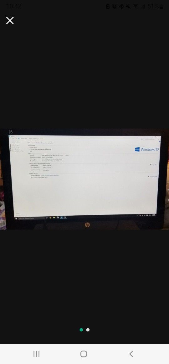 Hp Pavilion 22-a113w All-in-One Desktop PC