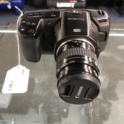 Blackmagic Cinema Camera 6K With Canon 35-105mm Lens Battery & Charger (58481-1)