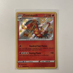 Pokemon Shining Fate Centiskorch Shiny Rare Holo SV019/SV122