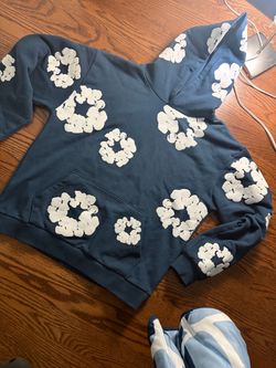 Denim Tears Hoodie Navy Blue L