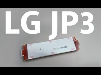 LG JP3 64Ah Pouch POWER cell - 500A Burst