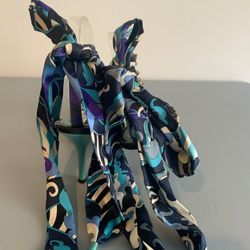Emilio Pucci heels | Blue & navy