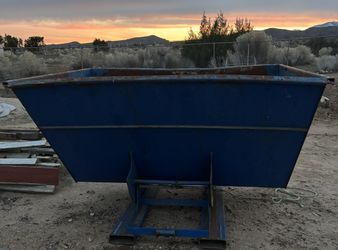 Heavy Duty Steel Dumping Hopper