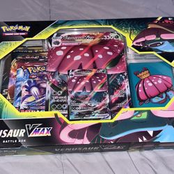 Pokemon TCG Venusaur VMAX Battle Box Sealed